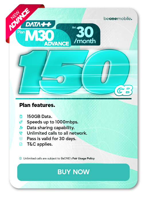 M38 Plan – 250GB RM38/month